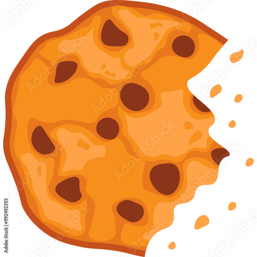 Chocolate Cookies Illustration