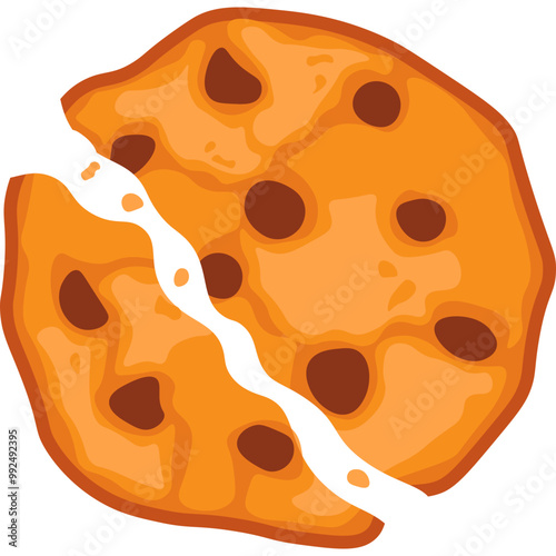 Chocolate Cookies Illustration