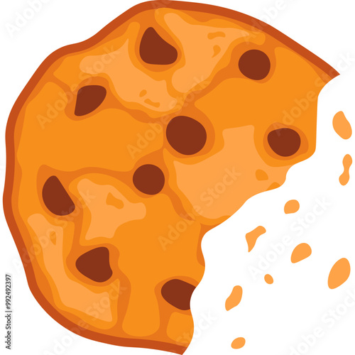 Chocolate Cookies Illustration