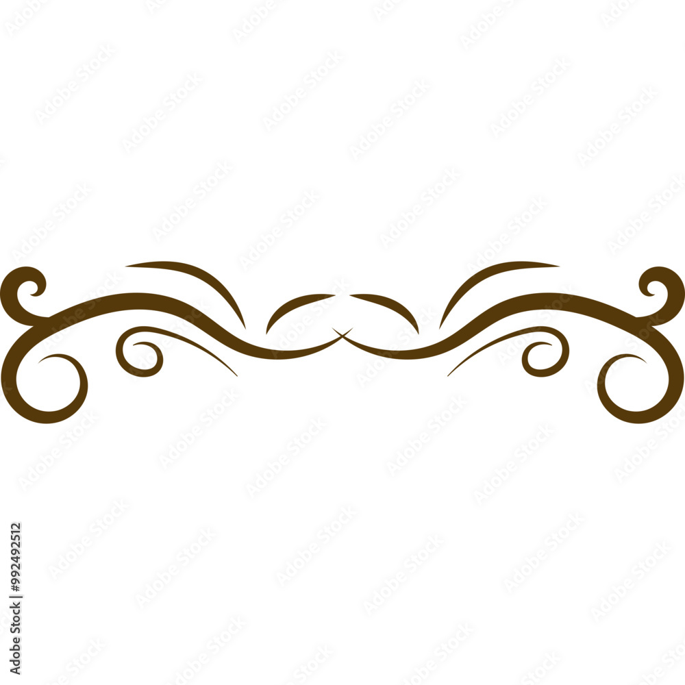 Fototapeta premium Decorative Ornament Vintage Border