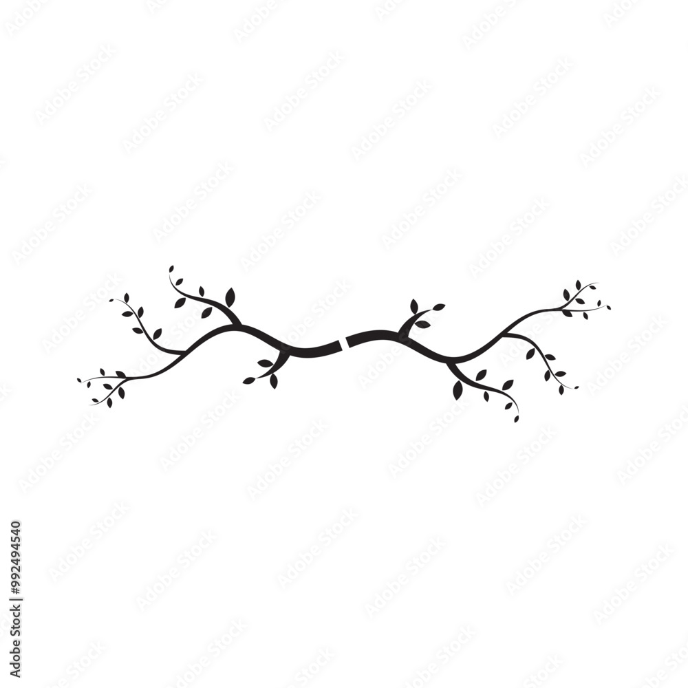 tree branch vector ilustration design template tree branch vector ilustration design template