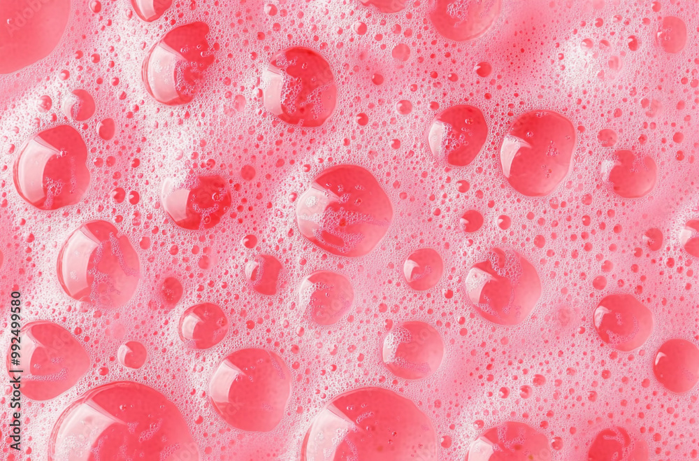 Red pink bubble foam background texture Red pink bubble foam background texture
