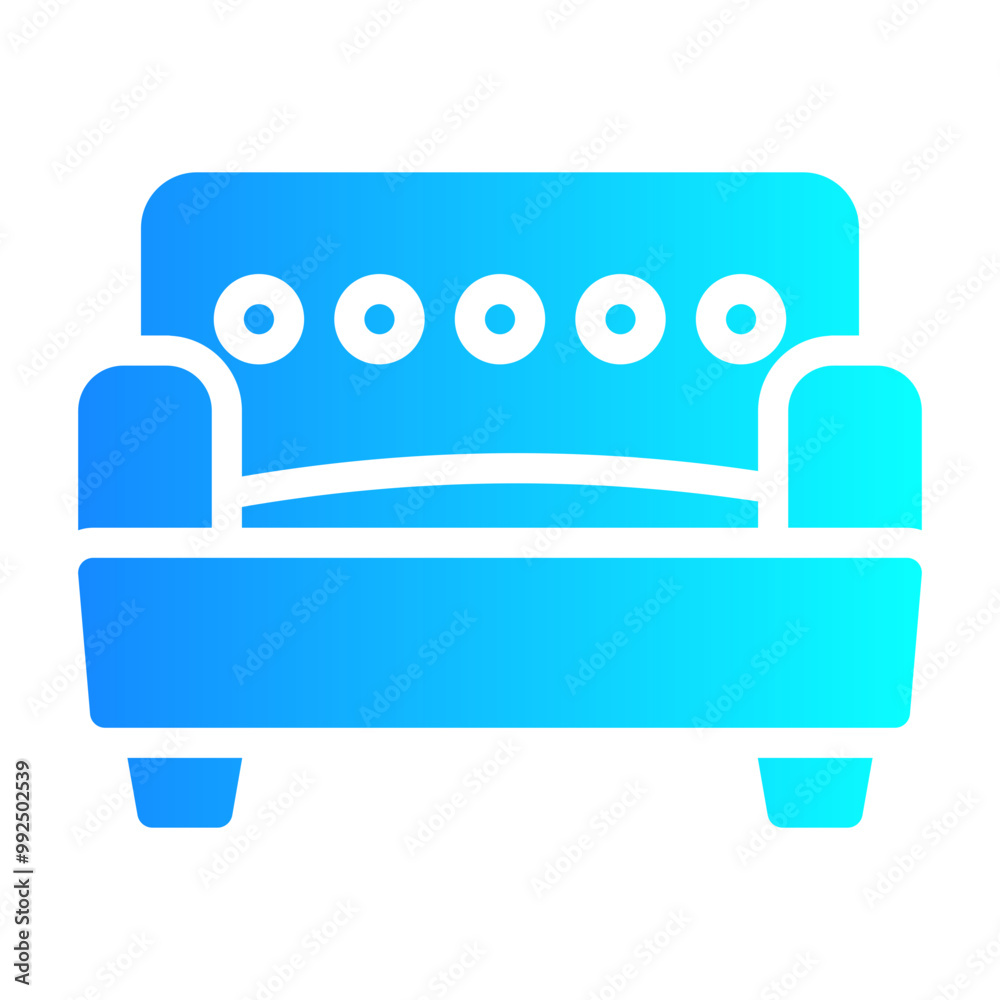 sofa Gradient icon sofa Gradient icon