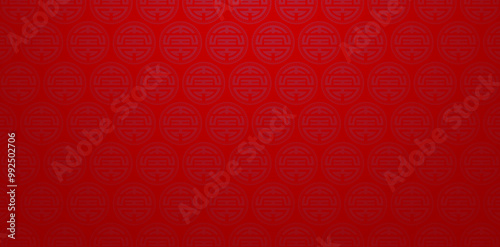 Chinese pattern "Shou" means longevity or long live in Chinese characters dark red backgrounds for   patterned fill, webs page, surface texture, books cover, fabric printing paper, birthday invitation