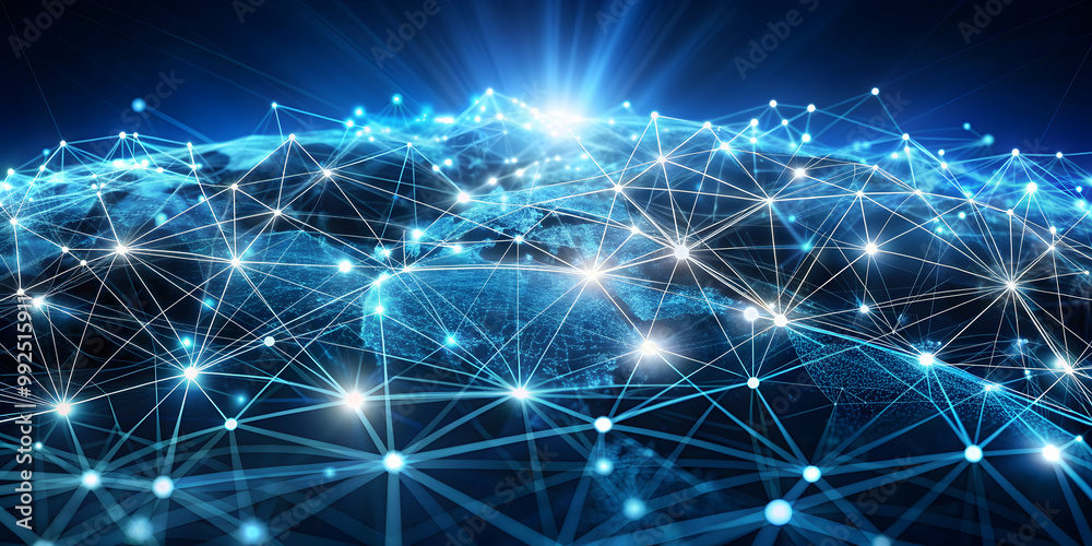 Abstract network connections in a digital world , technology, internet, connectivity, data, communication, cyber, network Abstract network connections in a digital world , technology, internet, connectivity, data, communication, cyber, network