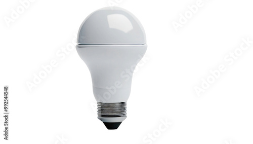 white bulb isolated on white background
