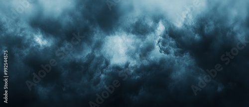 Abstract Storm Clouds. Climate Change and Weather Disaster Background