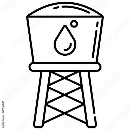 Water Tower Icon