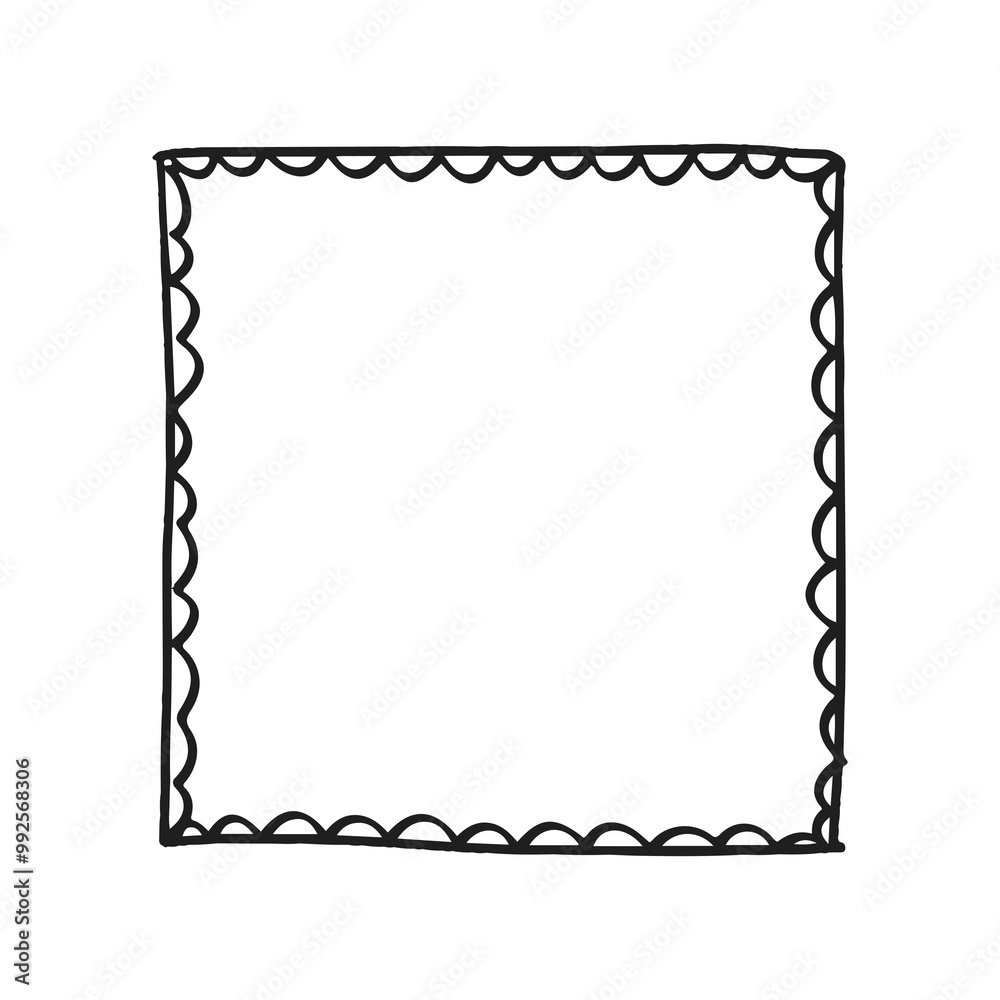frame border hand drawn