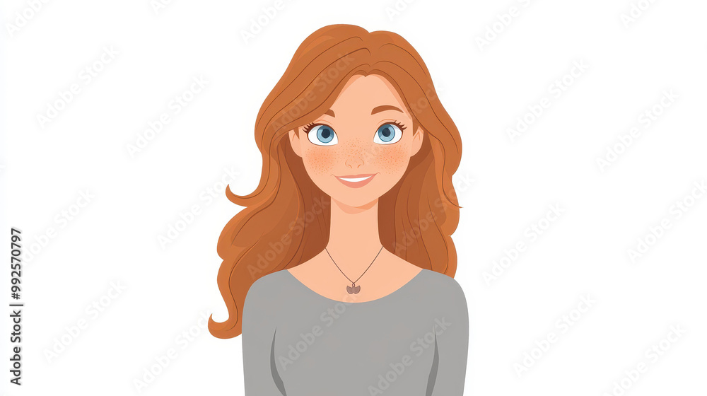 Livia embodies grace and balance, with serene blue eyes and light brown waves, exuding harmony in elegant attire. Livia embodies grace and balance, with serene blue eyes and light brown waves, exuding harmony in elegant attire.