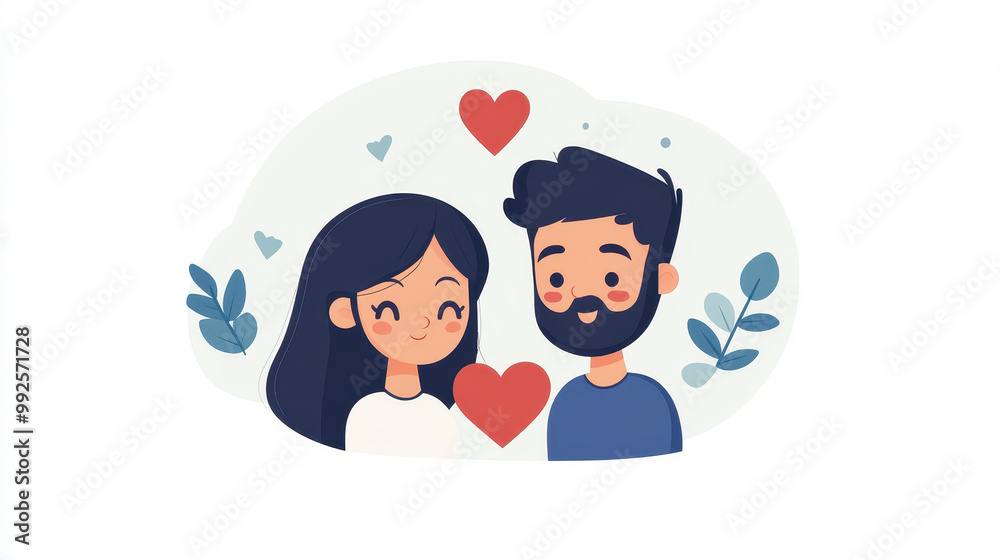 A vibrant, textured illustration of a grungy couple wrapped in love, encased in a playful chat bubble design. A vibrant, textured illustration of a grungy couple wrapped in love, encased in a playful chat bubble design.