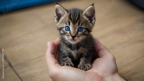 Close up of a cat of Hypnotic Cat Eyes photo wallpaper