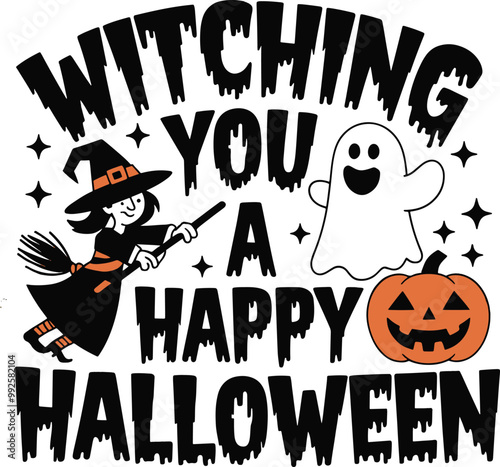 halloween icons set, happy halloween