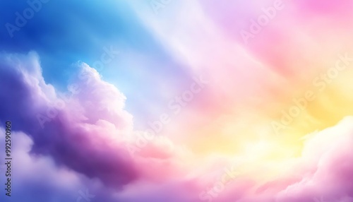 Pastel Dreamy Atmosphere Birds Eye View