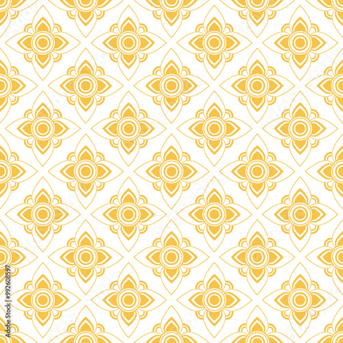 seamless pattern with leaves