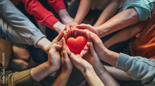 Boost your brand by showcasing the positive effects of charity work , Ai Generated photo