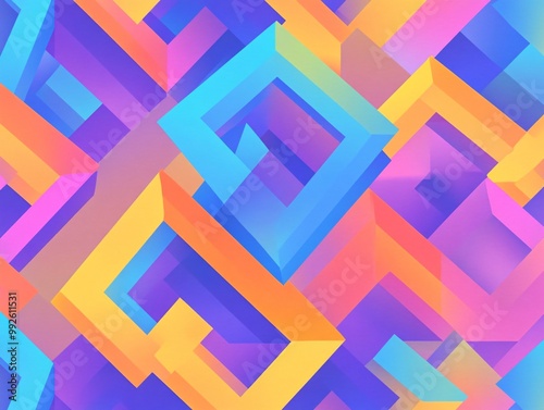 Colorful abstract geometric background design