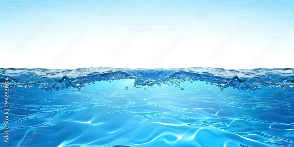 Blue Clean Ocean Water. Blue Clean Ocean Water.