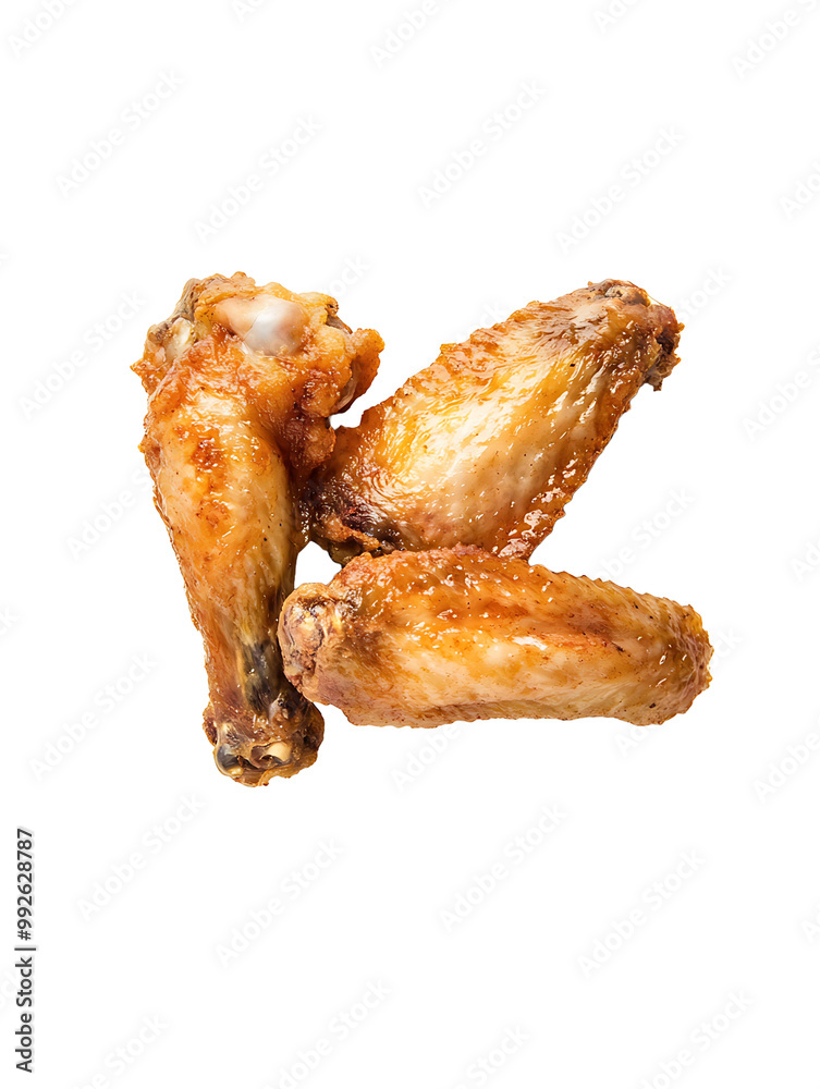 Fried Chicken isolated on transparent background Fried Chicken isolated on transparent background