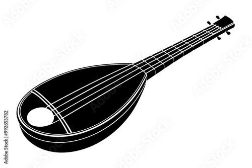 Musical and instrument logo vector illustration 