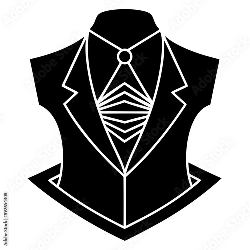 Girls winter clothes icon fashion vector illustration