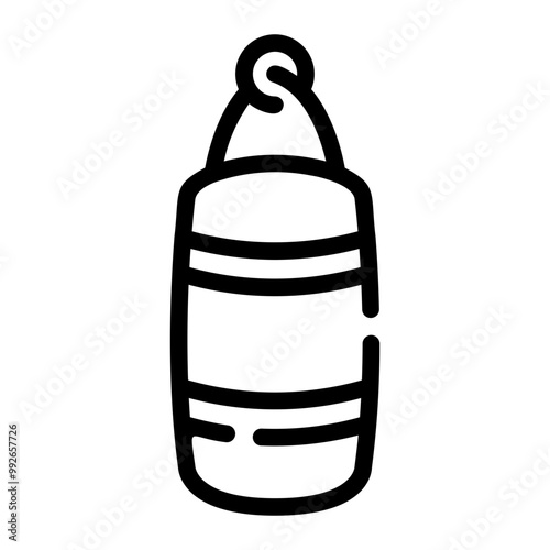 punching bag Line Icon