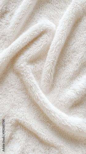 Texture of soft fluffy towel