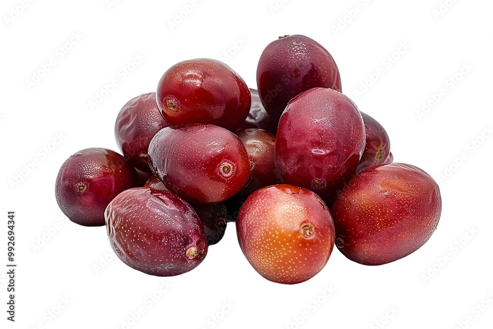 Pile of dates fruit, isolated against a transparent background Pile of dates fruit, isolated against a transparent background