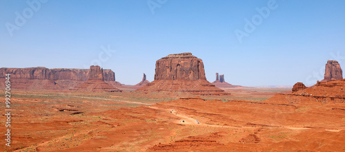 Panoramic view of Monument Valley, Arizona