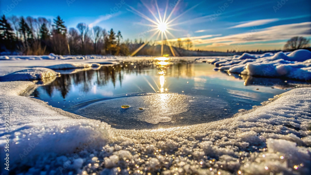 Obraz premium sunny winter day