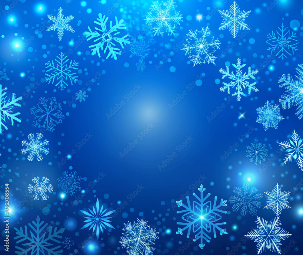 christmas greetings round frame with snowflakes christmas greetings round frame with snowflakes