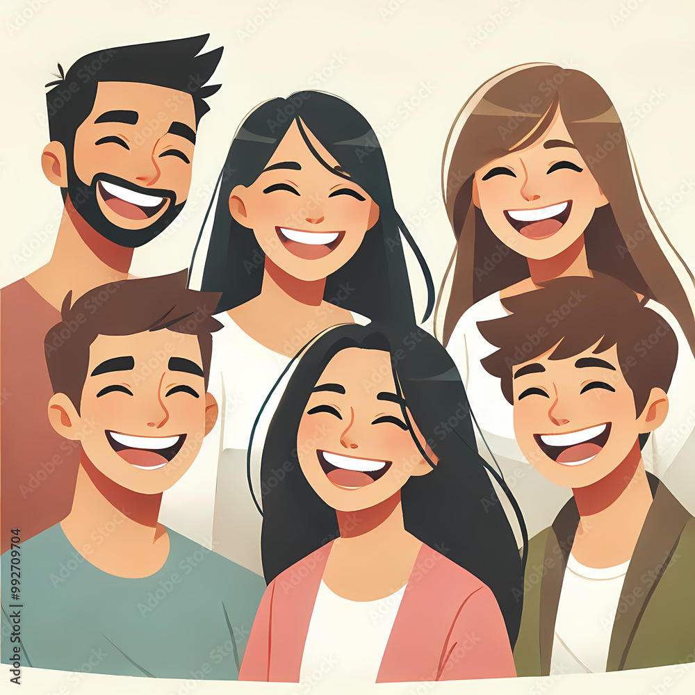 Group of Friends Laughing Together
Group of Friends Laughing Together