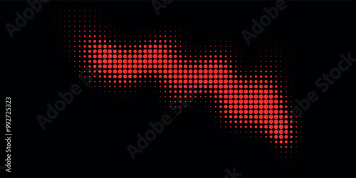 Abstract background car decal vinyl wrap design, techno racing speed stripe, halftone hexagon gradient blue purple pink, auto sticker vector