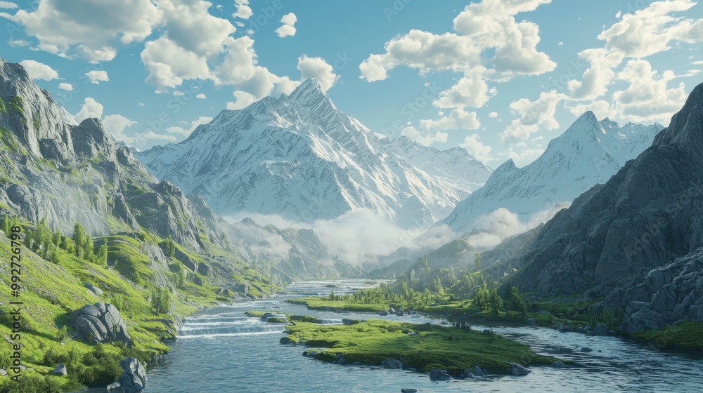 Mountains and rivers Mountains and rivers