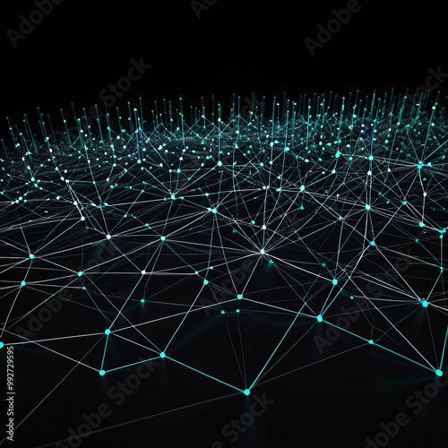 abstract background with network
