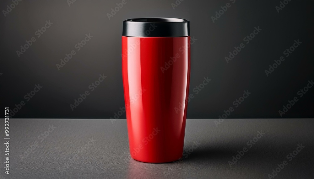 Red Tumbler Mock-Up and Blank for your text or design Red Tumbler Mock-Up and Blank for your text or design