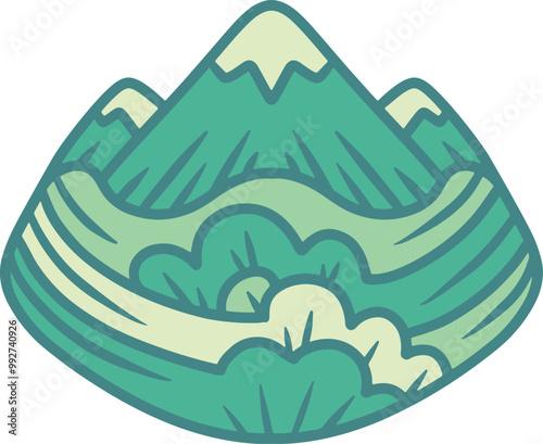 Mountain Majesty nature wildlife Camping Logo emblem Design