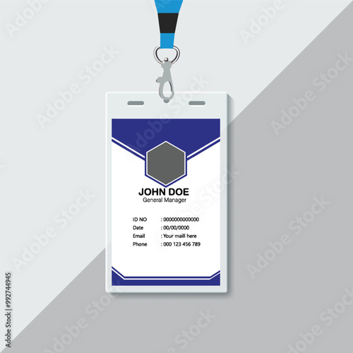Corporate Id card design template