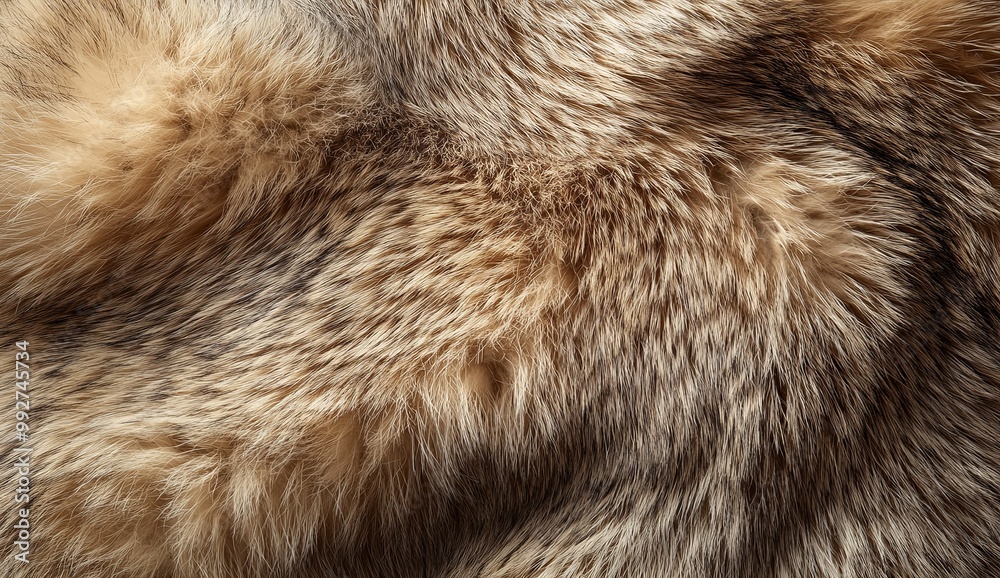 A close-up of the fur texture on an animal pelt, showcasing its softness and natural beauty. A close-up of the fur texture on an animal pelt, showcasing its softness and natural beauty.