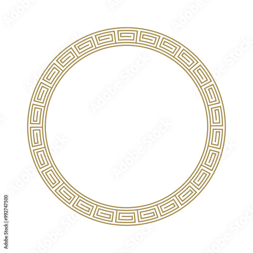 ancient greek frame, ornament greece