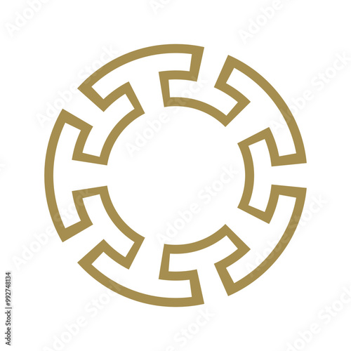 ancient greek frame, ornament greece