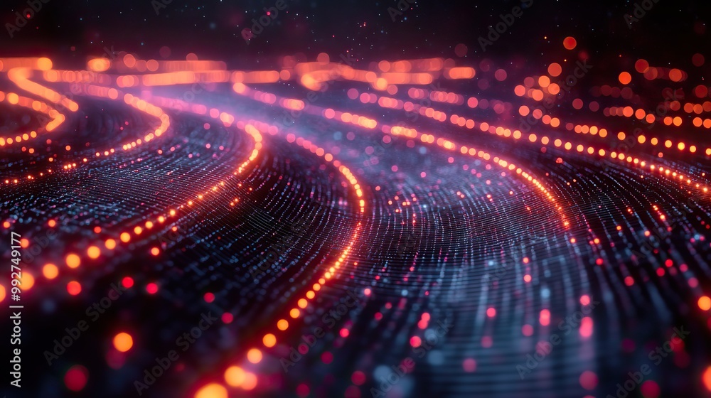 A 3D illustration of data connections, visualizing technology themes in an abstract digital background. A 3D illustration of data connections, visualizing technology themes in an abstract digital background.
