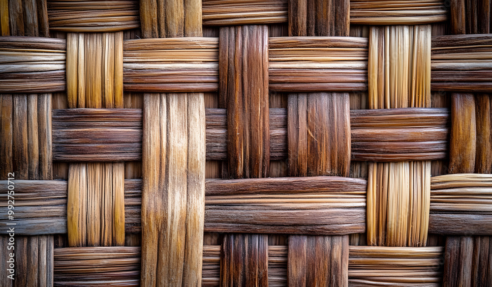 Close-up of Woven Natural Fiber Texture - Rustic Material Background Design Close-up of Woven Natural Fiber Texture - Rustic Material Background Design