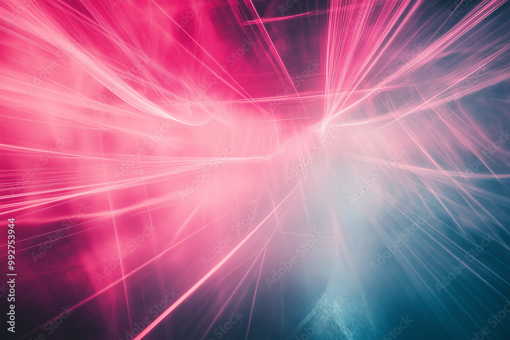 Abstract Light Beams Intersect in a Futuristic Composition Abstract Light Beams Intersect in a Futuristic Composition