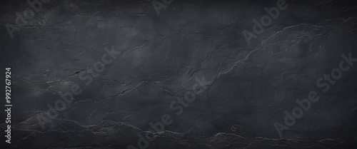 Panel kuchenny z motywem Black Slate Texture