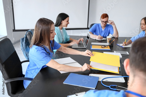 Group of medical students s...