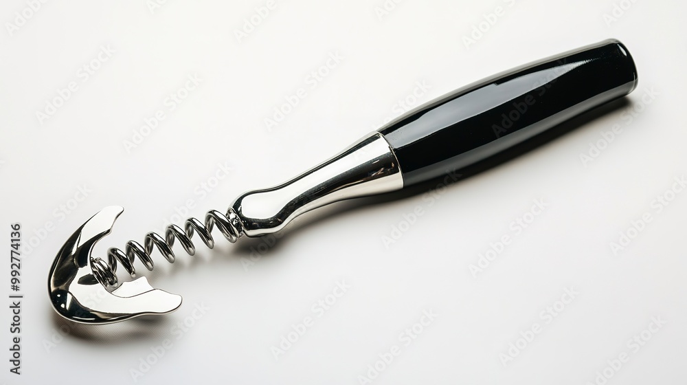 A wine opener isolated on a white background A wine opener isolated on a white background