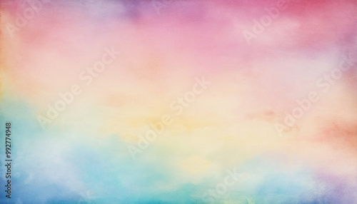 pastel colours painted grunge background with free space