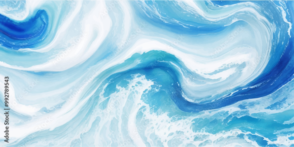 abstract soft blue and white abstract water color ocean wave texture background .Fluid blue ocean wave layer Tsunami wave background in flat cartoon style. Big blue tropical water splash. abstract soft blue and white abstract water color ocean wave texture background .Fluid blue ocean wave layer Tsunami wave background in flat cartoon style. Big blue tropical water splash.