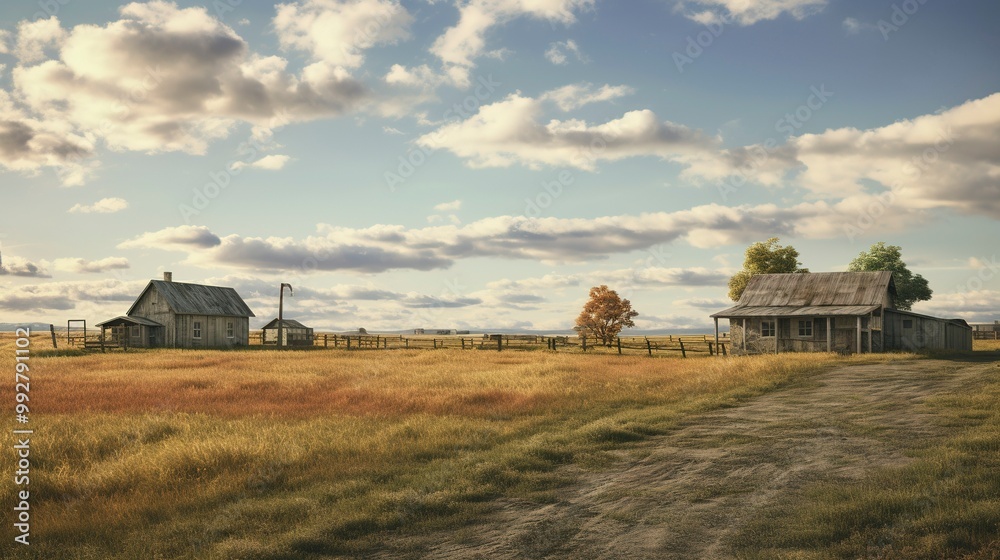 Fototapeta premium A photo of Minimal Homestead Homes